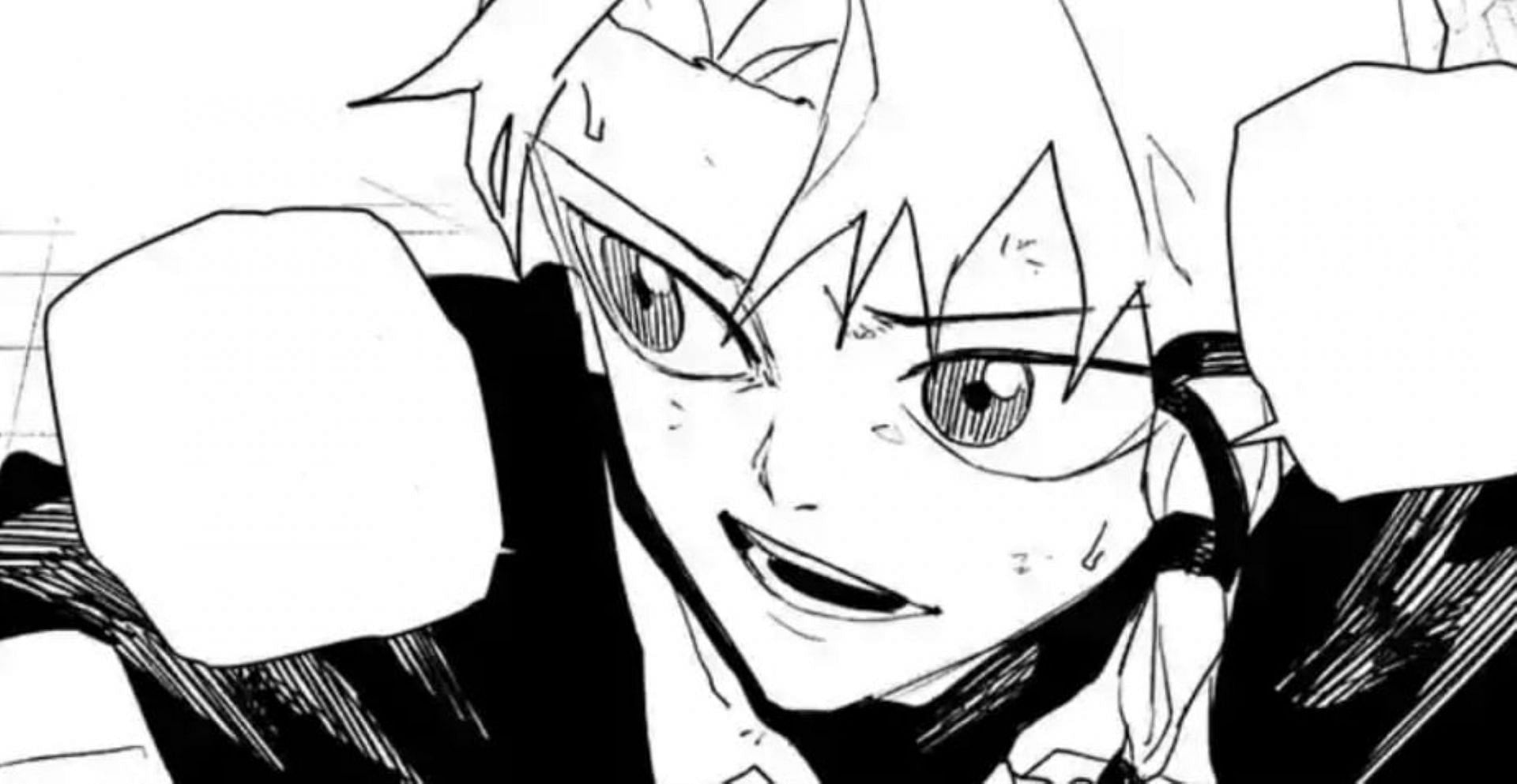 Hakuri, as seen in the manga (Image via Shueisha)